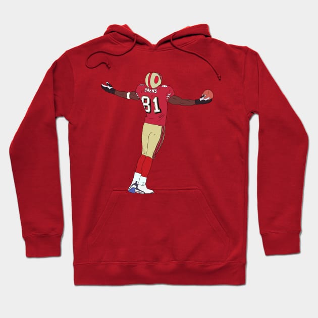 Terrell Owens Celebration Hoodie by rattraptees